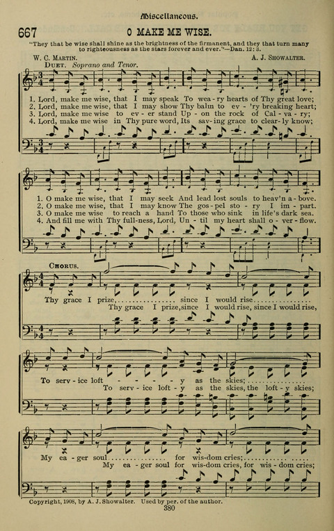 The Songs of Zion: the new official hymnal of the Cumberland Presbyterian Church page 380