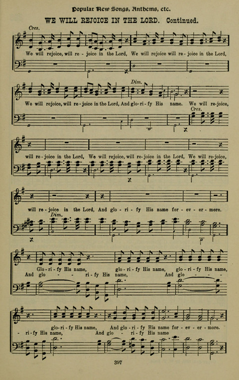 The Songs of Zion: the new official hymnal of the Cumberland Presbyterian Church page 397