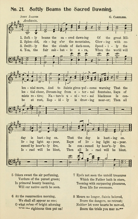 The Songs of Zion: A Collection of Choice Songs page 21