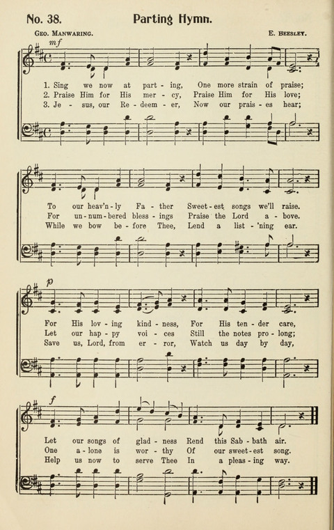 The Songs of Zion: A Collection of Choice Songs page 38