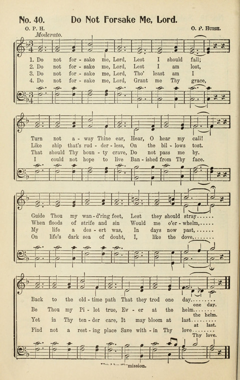The Songs of Zion: A Collection of Choice Songs page 40