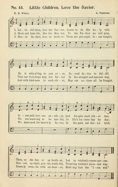 The Songs of Zion: A Collection of Choice Songs page 44