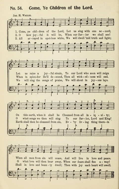 The Songs of Zion: A Collection of Choice Songs page 54
