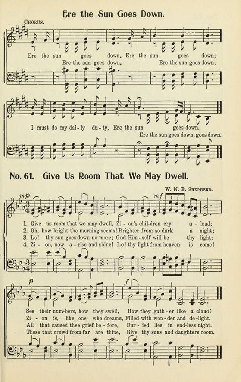 The Songs of Zion: A Collection of Choice Songs page 61