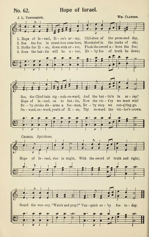 The Songs of Zion: A Collection of Choice Songs page 62