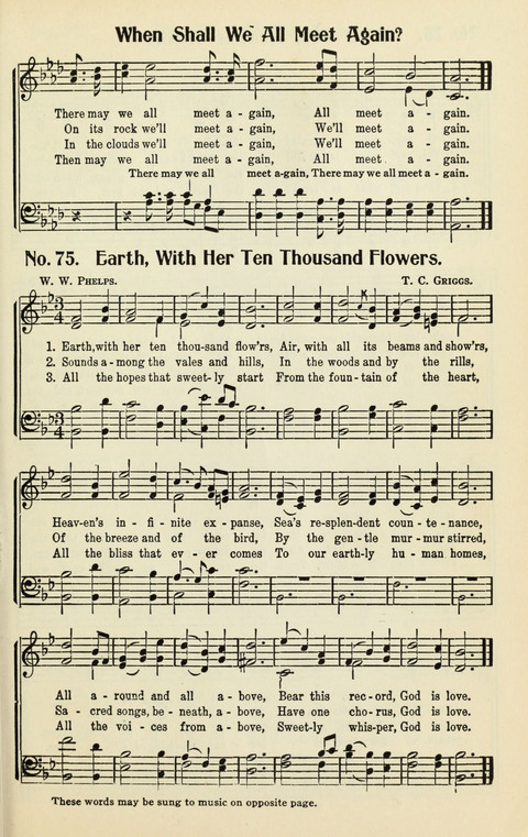 The Songs of Zion: A Collection of Choice Songs page 75