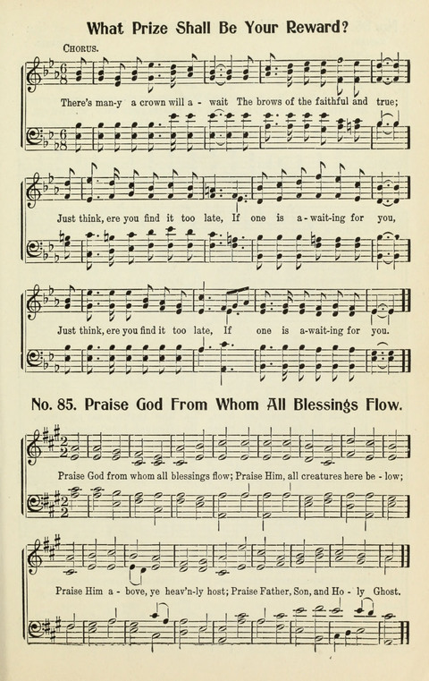 The Songs of Zion: A Collection of Choice Songs page 85