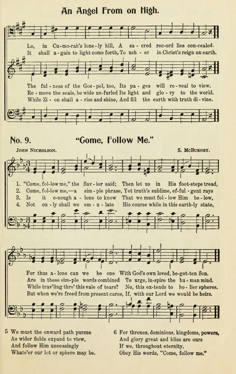 The Songs of Zion: A Collection of Choice Songs page 9