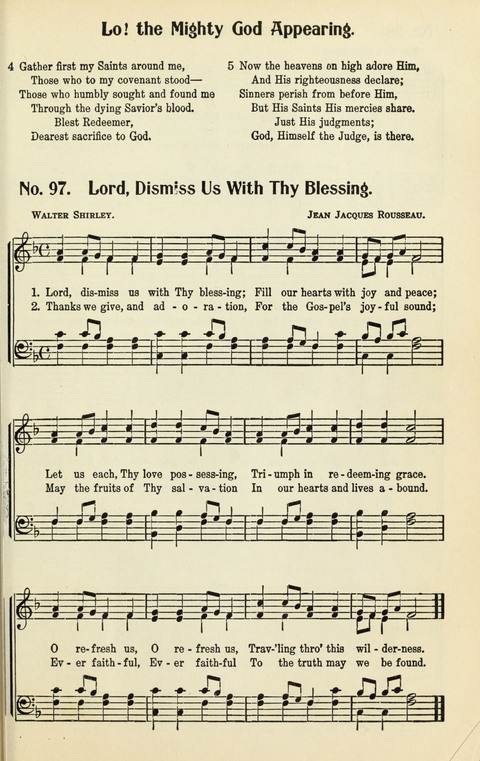 The Songs of Zion: A Collection of Choice Songs page 97