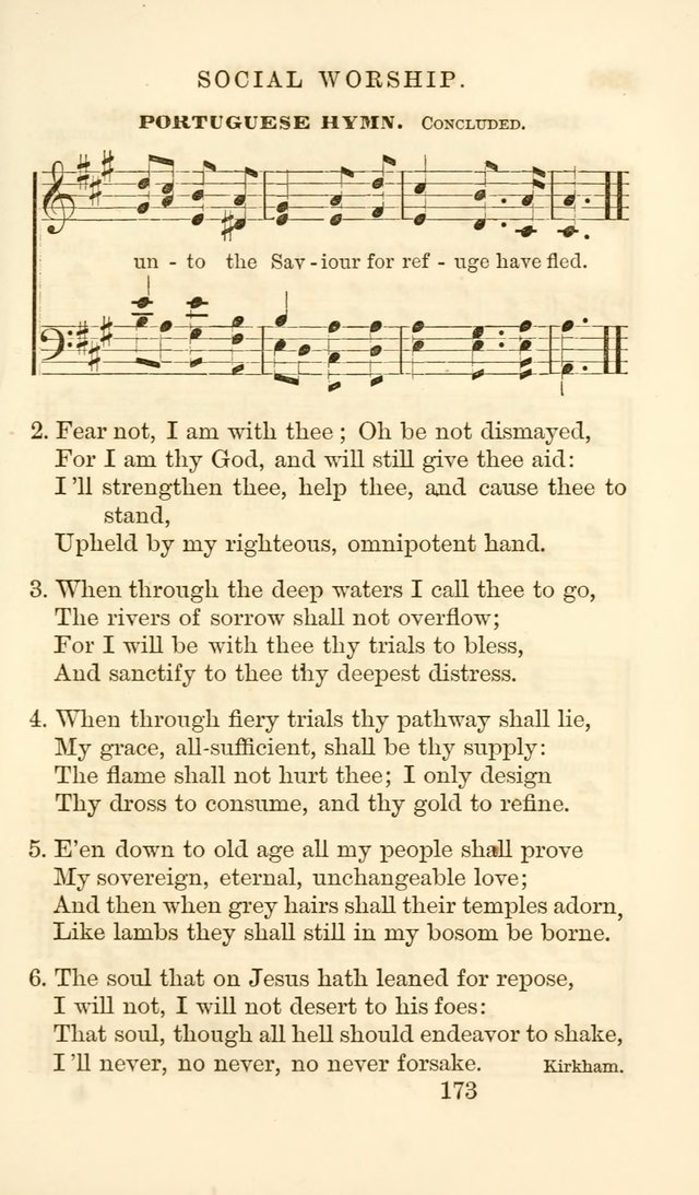 Songs of Zion Enlarged: a manual of the best and most popular hymns and tunes, for social and private devotion page 180
