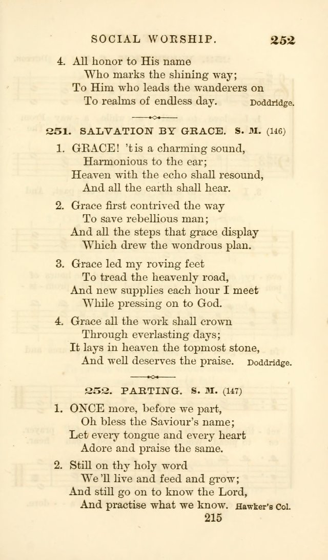 Songs of Zion Enlarged: a manual of the best and most popular hymns and tunes, for social and private devotion page 224