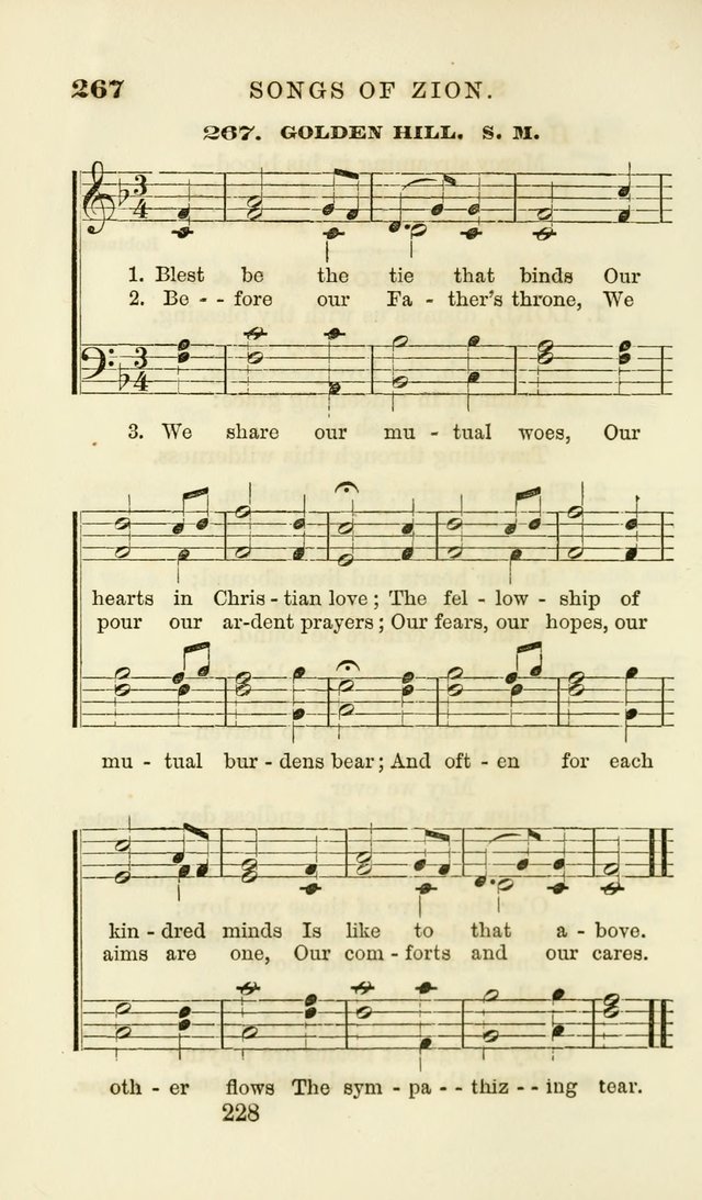Songs of Zion Enlarged: a manual of the best and most popular hymns and tunes, for social and private devotion page 237