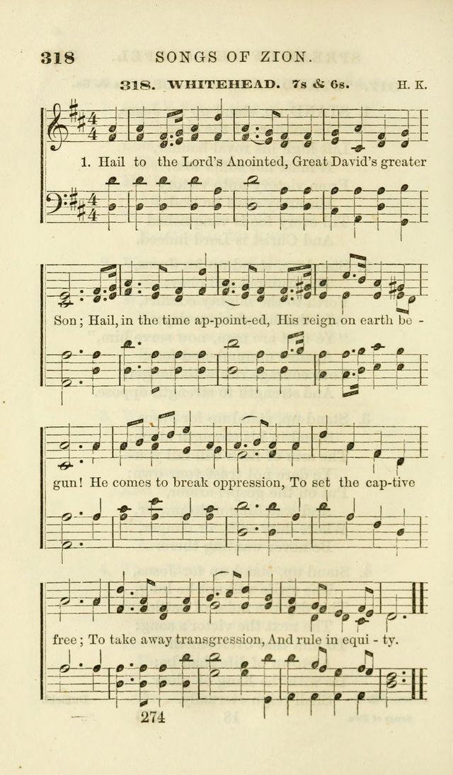 Songs of Zion Enlarged: a manual of the best and most popular hymns and tunes, for social and private devotion page 283