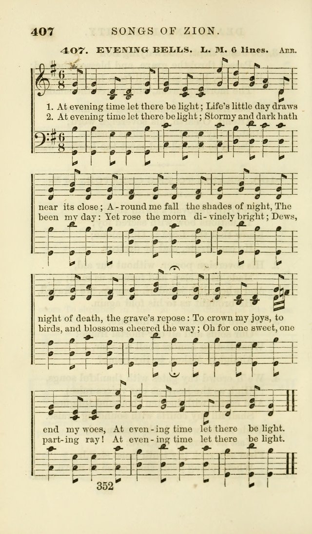 Songs of Zion Enlarged: a manual of the best and most popular hymns and tunes, for social and private devotion page 361