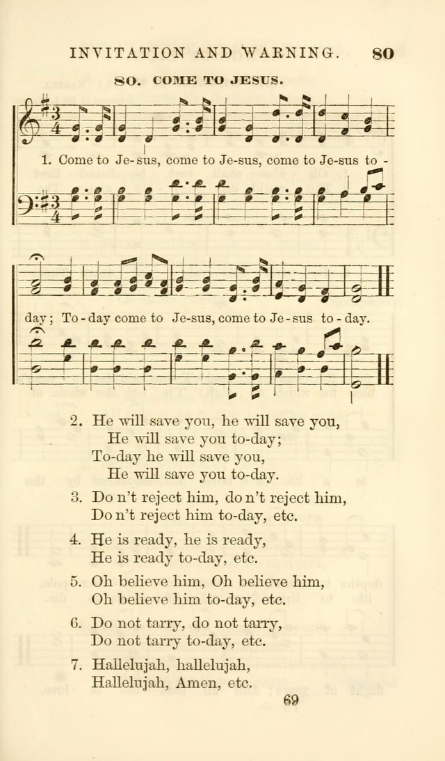 Songs of Zion Enlarged: a manual of the best and most popular hymns and tunes, for social and private devotion page 76