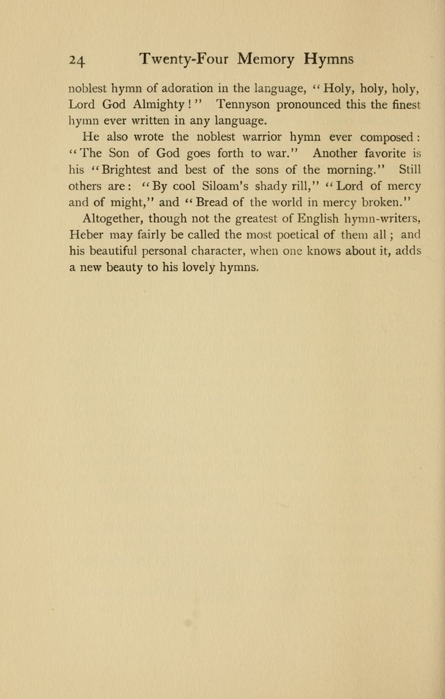 Twenty-Four Memory Hymns and Their Stories page 19