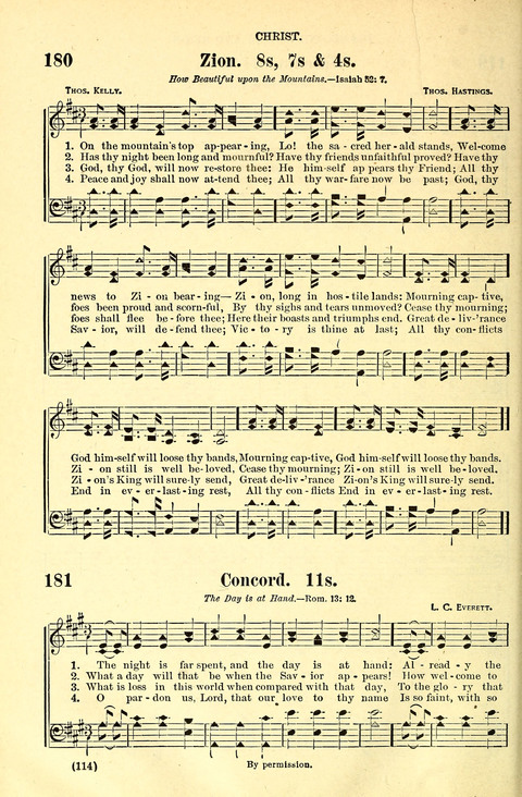 The Brethren Hymnal: A Collection of Psalms, Hymns and Spiritual Songs suited for Song Service in Christian Worship, for Church Service, Social Meetings and Sunday Schools page 110