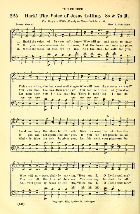 The Brethren Hymnal: A Collection of Psalms, Hymns and Spiritual Songs suited for Song Service in Christian Worship, for Church Service, Social Meetings and Sunday Schools page 142