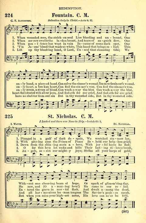 The Brethren Hymnal: A Collection of Psalms, Hymns and Spiritual Songs suited for Song Service in Christian Worship, for Church Service, Social Meetings and Sunday Schools page 205
