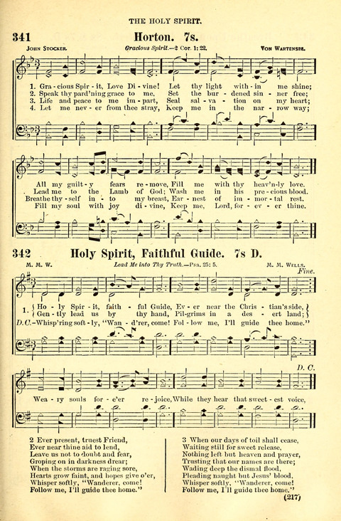 The Brethren Hymnal: A Collection of Psalms, Hymns and Spiritual Songs suited for Song Service in Christian Worship, for Church Service, Social Meetings and Sunday Schools page 215
