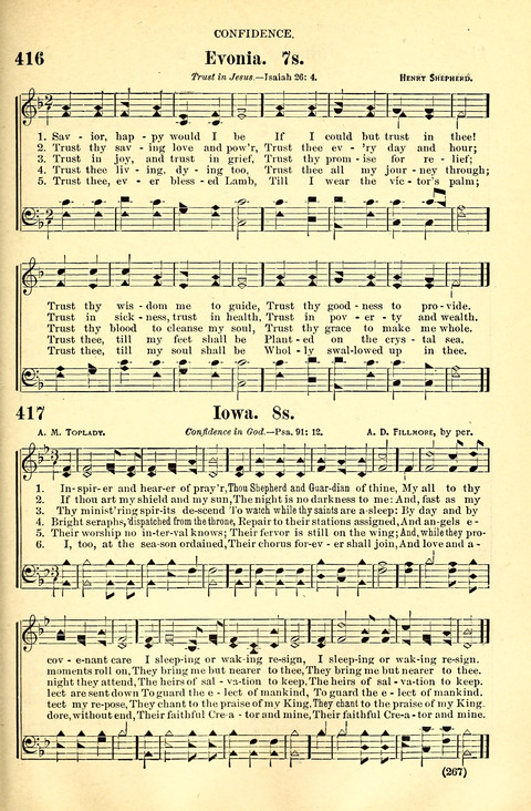 The Brethren Hymnal: A Collection of Psalms, Hymns and Spiritual Songs suited for Song Service in Christian Worship, for Church Service, Social Meetings and Sunday Schools page 265