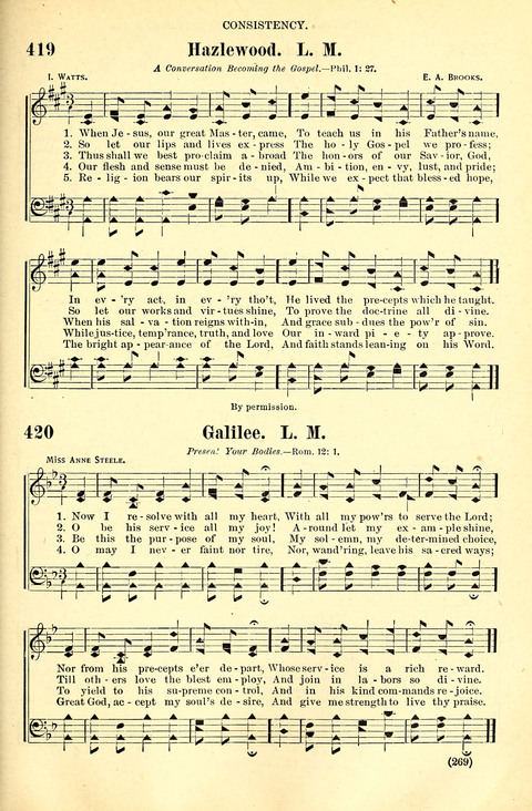 The Brethren Hymnal: A Collection of Psalms, Hymns and Spiritual Songs suited for Song Service in Christian Worship, for Church Service, Social Meetings and Sunday Schools page 267