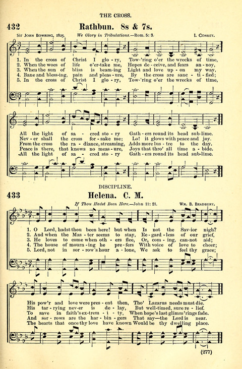 The Brethren Hymnal: A Collection of Psalms, Hymns and Spiritual Songs suited for Song Service in Christian Worship, for Church Service, Social Meetings and Sunday Schools page 275