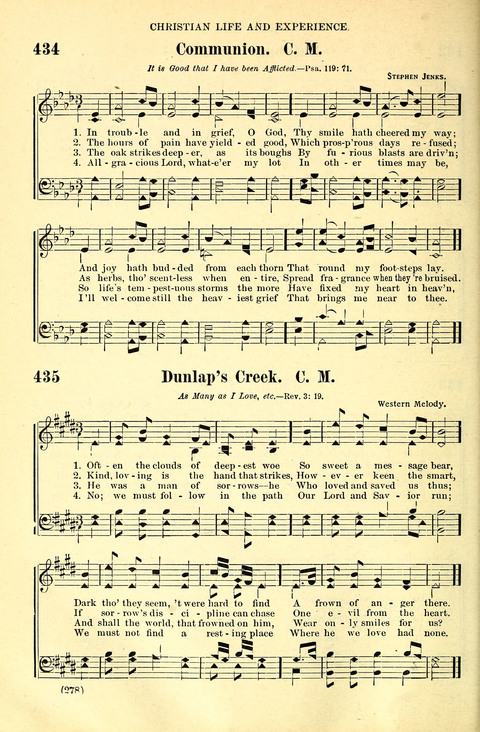 The Brethren Hymnal: A Collection of Psalms, Hymns and Spiritual Songs suited for Song Service in Christian Worship, for Church Service, Social Meetings and Sunday Schools page 276