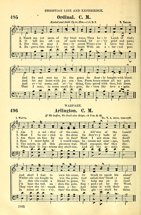 The Brethren Hymnal: A Collection of Psalms, Hymns and Spiritual Songs suited for Song Service in Christian Worship, for Church Service, Social Meetings and Sunday Schools page 310