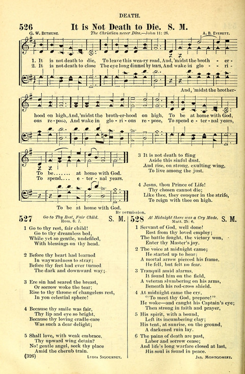 The Brethren Hymnal: A Collection of Psalms, Hymns and Spiritual Songs suited for Song Service in Christian Worship, for Church Service, Social Meetings and Sunday Schools page 324
