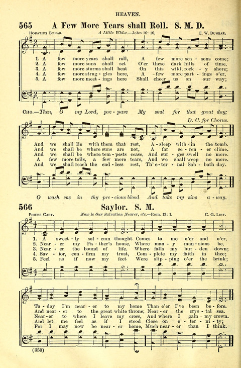 The Brethren Hymnal: A Collection of Psalms, Hymns and Spiritual Songs suited for Song Service in Christian Worship, for Church Service, Social Meetings and Sunday Schools page 348