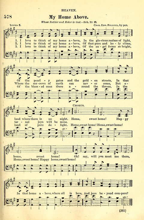 The Brethren Hymnal: A Collection of Psalms, Hymns and Spiritual Songs suited for Song Service in Christian Worship, for Church Service, Social Meetings and Sunday Schools page 359