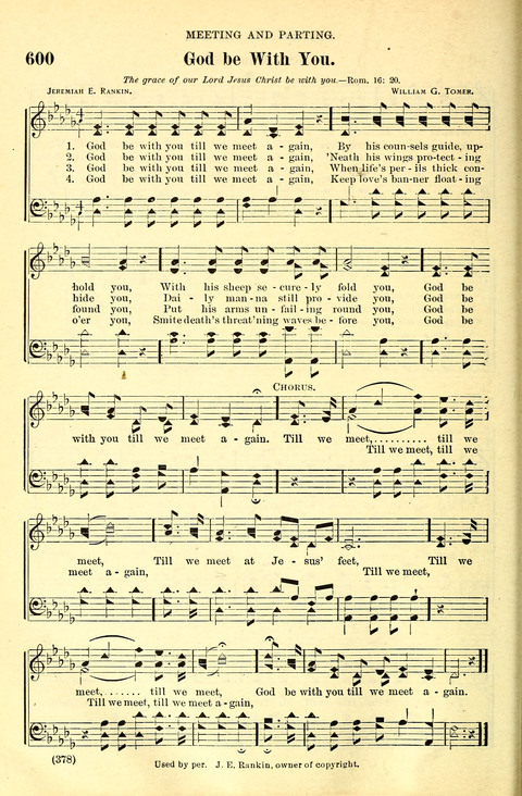 The Brethren Hymnal: A Collection of Psalms, Hymns and Spiritual Songs suited for Song Service in Christian Worship, for Church Service, Social Meetings and Sunday Schools page 376