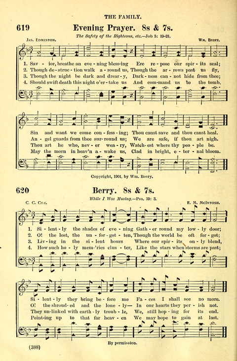 The Brethren Hymnal: A Collection of Psalms, Hymns and Spiritual Songs suited for Song Service in Christian Worship, for Church Service, Social Meetings and Sunday Schools page 386