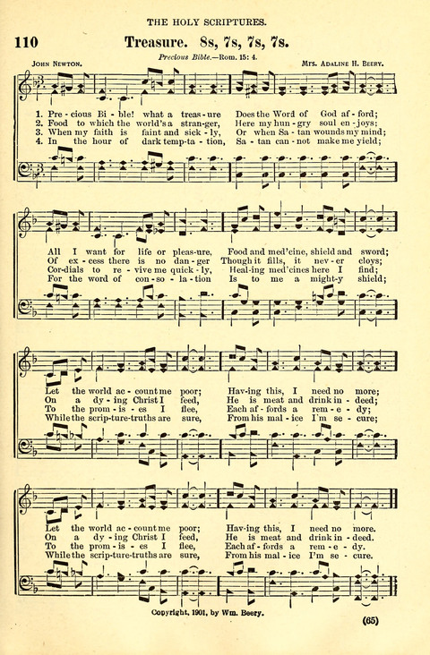 The Brethren Hymnal: A Collection of Psalms, Hymns and Spiritual Songs suited for Song Service in Christian Worship, for Church Service, Social Meetings and Sunday Schools page 61