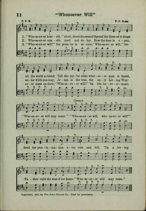 20th Century Gospel Songs: Youthspiration Packet Hymnal page 11