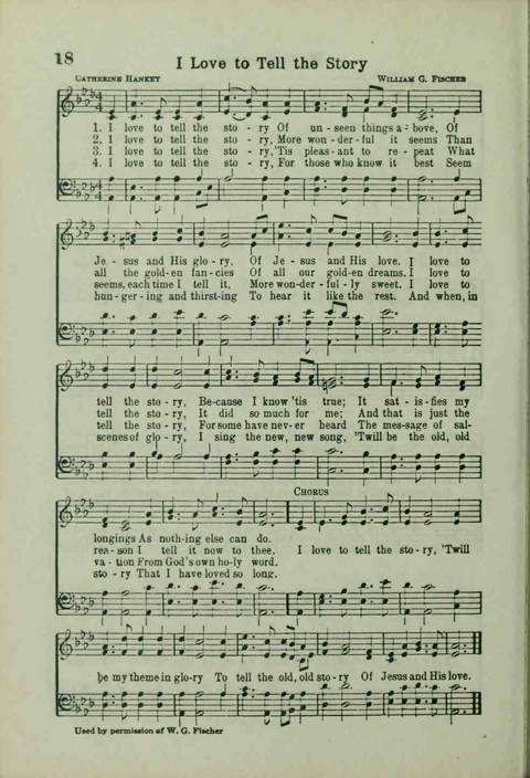 20th Century Gospel Songs: Youthspiration Packet Hymnal page 18