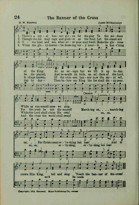 20th Century Gospel Songs: Youthspiration Packet Hymnal page 24