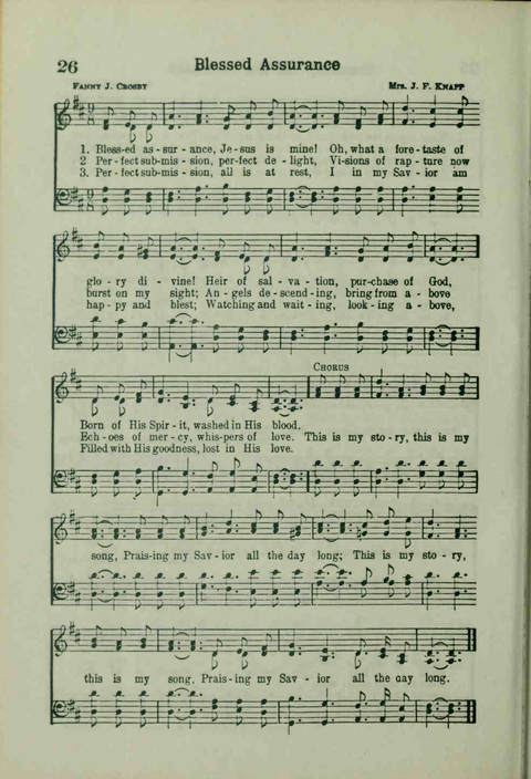 20th Century Gospel Songs: Youthspiration Packet Hymnal page 26