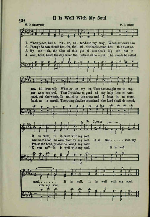 20th Century Gospel Songs: Youthspiration Packet Hymnal page 29