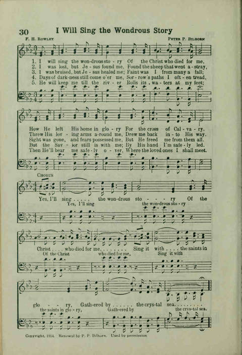 20th Century Gospel Songs: Youthspiration Packet Hymnal page 30