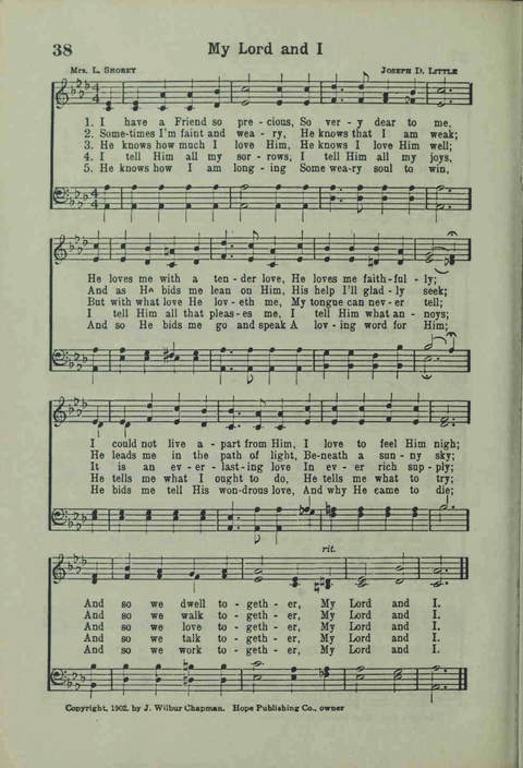 20th Century Gospel Songs: Youthspiration Packet Hymnal page 38