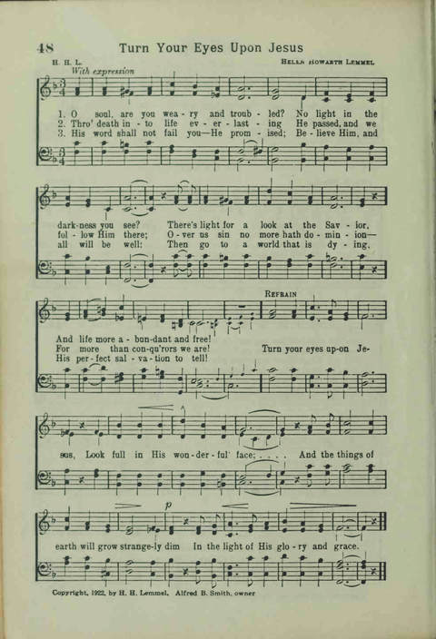20th Century Gospel Songs: Youthspiration Packet Hymnal page 48
