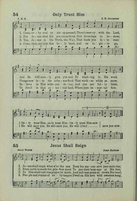 20th Century Gospel Songs: Youthspiration Packet Hymnal page 54
