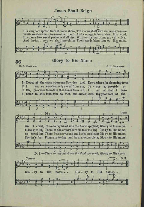 20th Century Gospel Songs: Youthspiration Packet Hymnal page 55