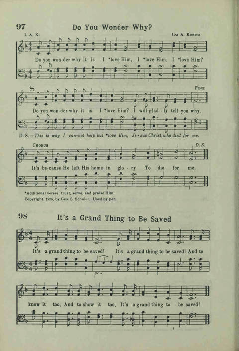 20th Century Gospel Songs: Youthspiration Packet Hymnal page 78