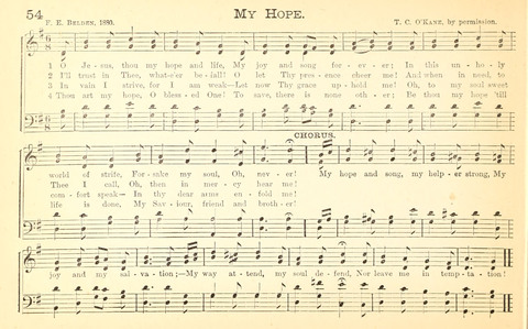 Temperance and Gospel Songs: for the use of Temperance Clubs and Gospel Temperance Meetings page 54