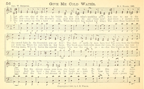 Temperance and Gospel Songs: for the use of Temperance Clubs and Gospel Temperance Meetings page 56