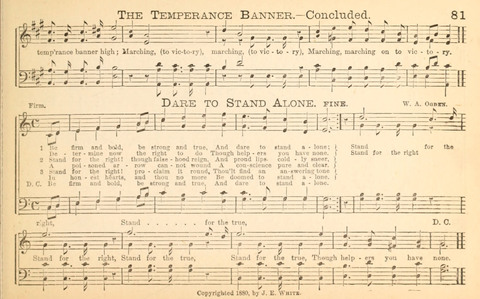 Temperance and Gospel Songs: for the use of Temperance Clubs and Gospel Temperance Meetings page 81