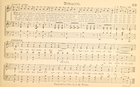Temperance and Gospel Songs: for the use of Temperance Clubs and Gospel Temperance Meetings page 89